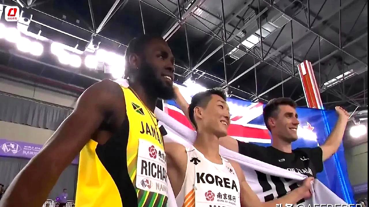 韩国运动员勇夺第一名