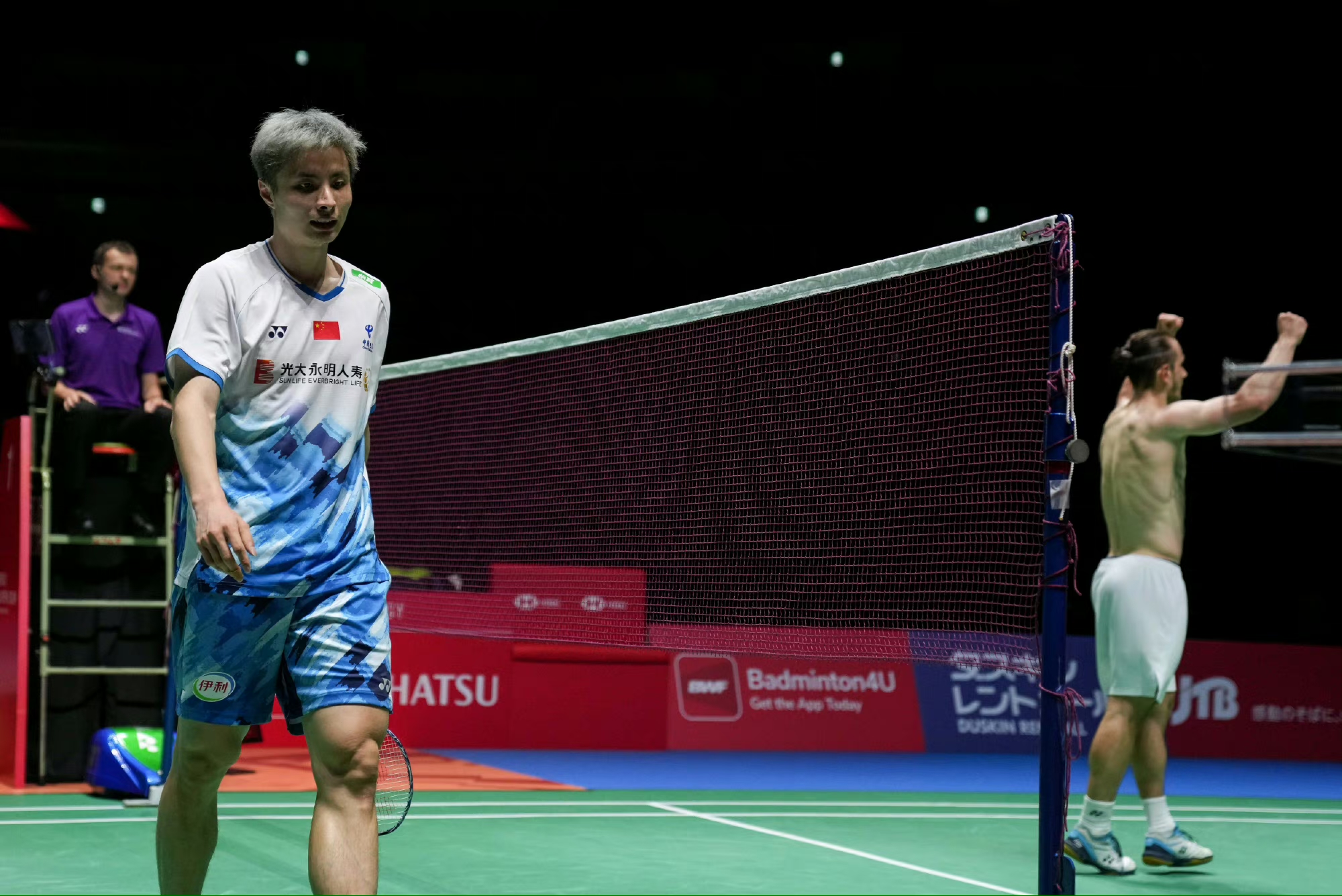 日本队横扫印度队，石宇奇扛起全队